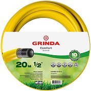 Шланг поливоч GRINDA 30 атм.,армирован., 3-х слойный, 1/2*20м "COMFORT"